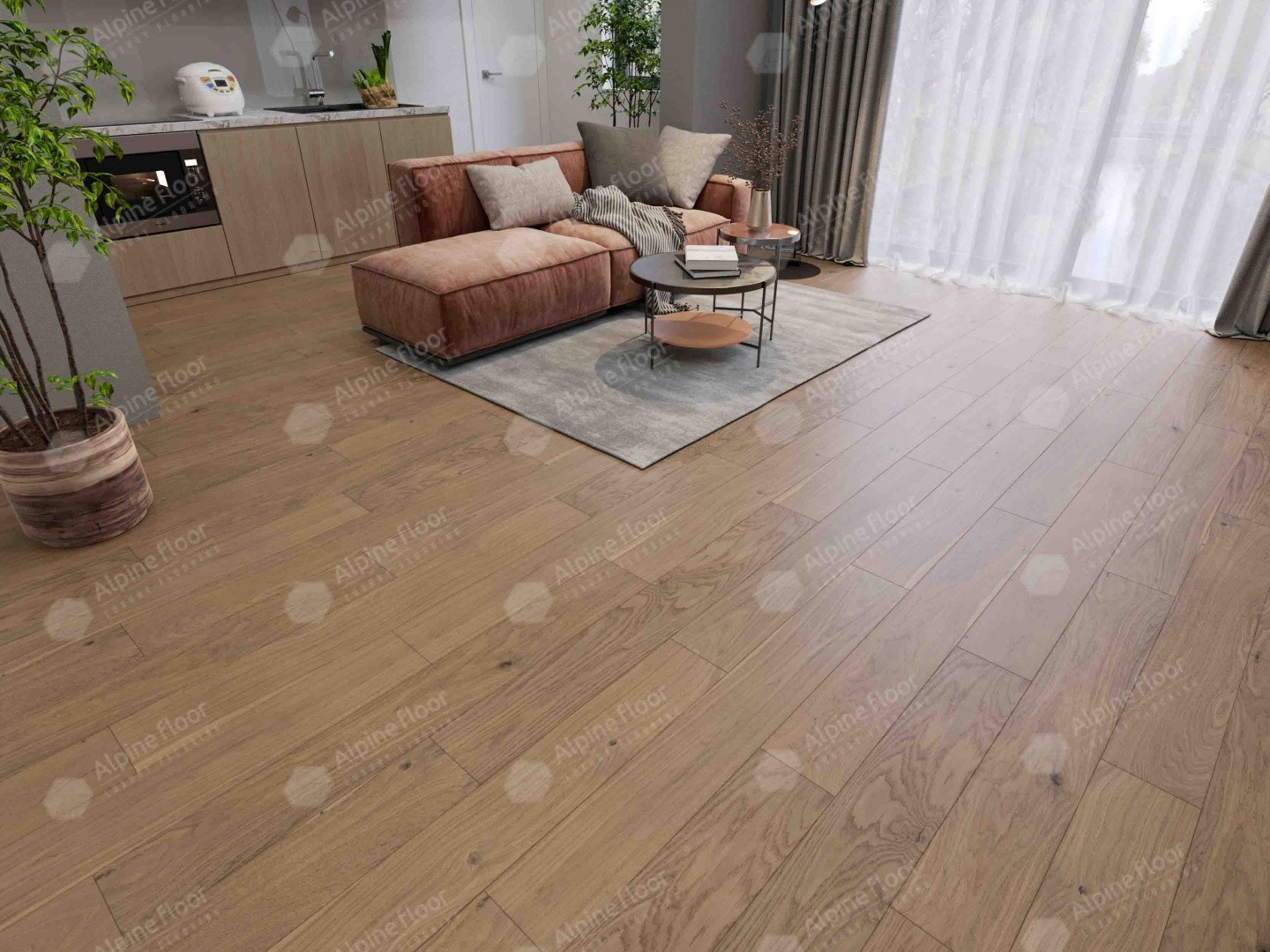 Alpine Floor Дуб Амаретти EW201-12