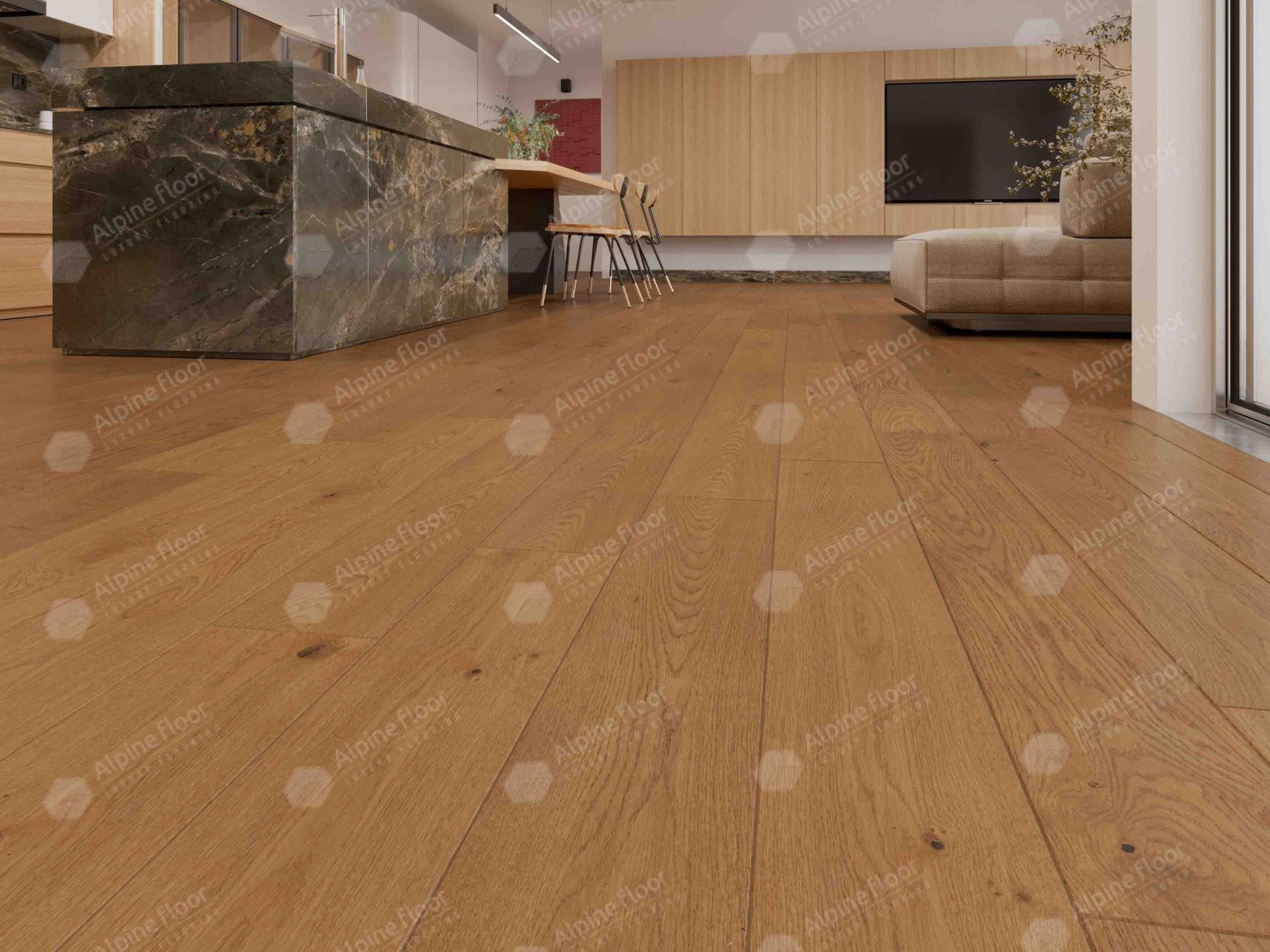 Alpine Floor Дуб Имбирный EW201-14