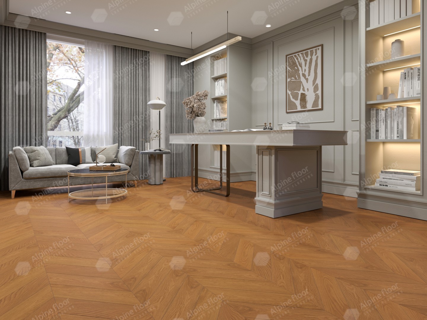 Alpine Floor Дуб Кальвадос EW203-07