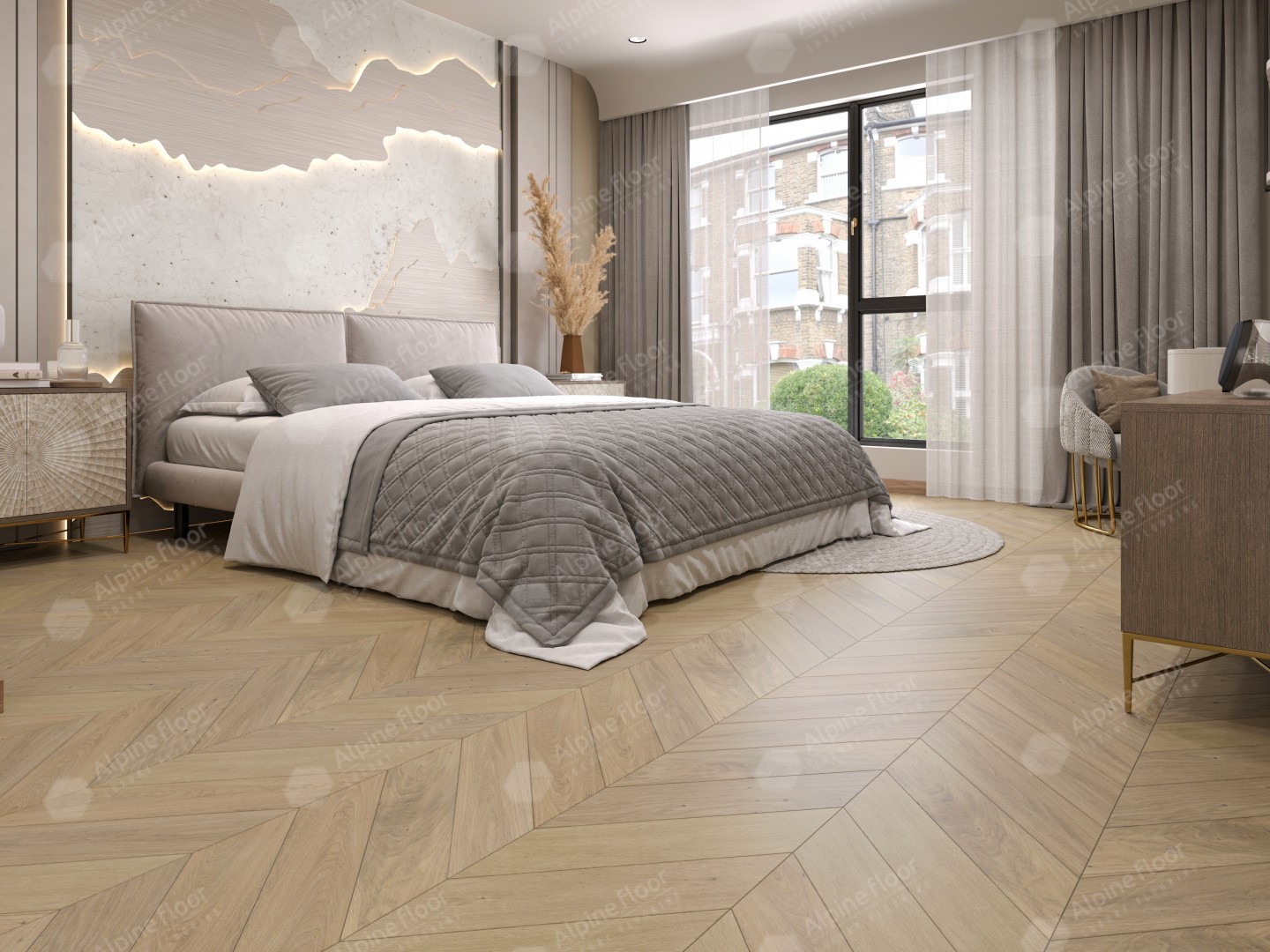 Alpine Floor Дуб Милкшейк EW203-02