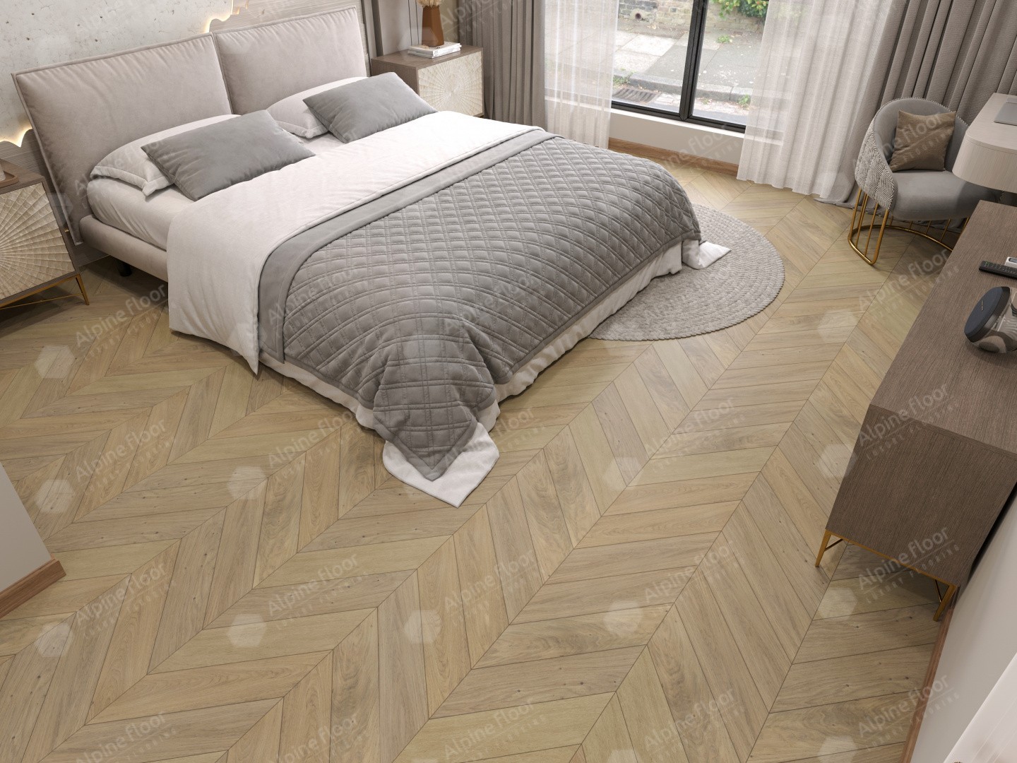 Alpine Floor Дуб Милкшейк EW203-02