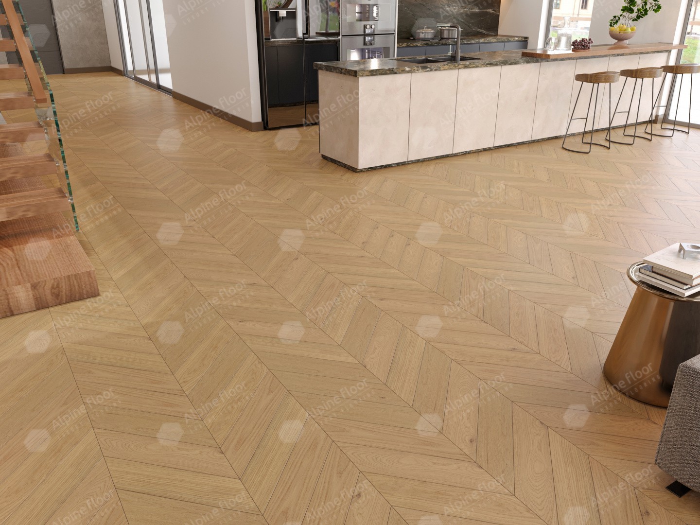 Alpine Floor Дуб Миндальный EW203-04