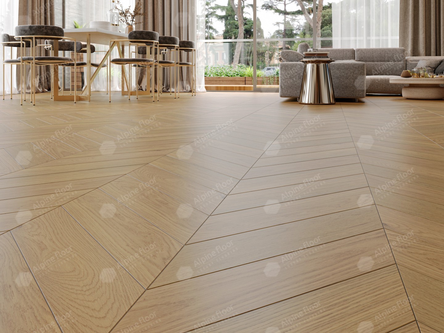 Alpine Floor Дуб Миндальный EW203-04