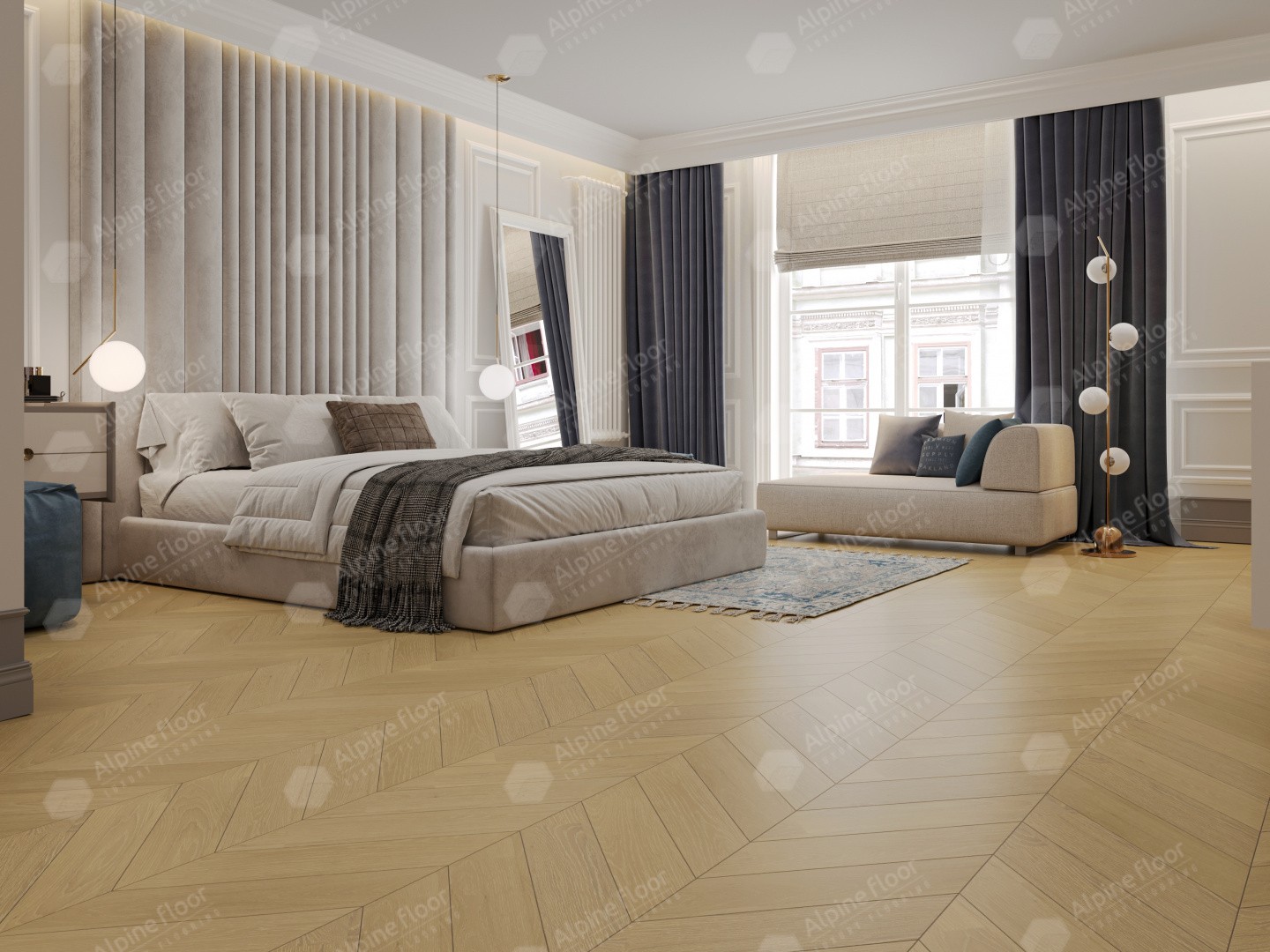 Alpine Floor Дуб Шампань EW203-01