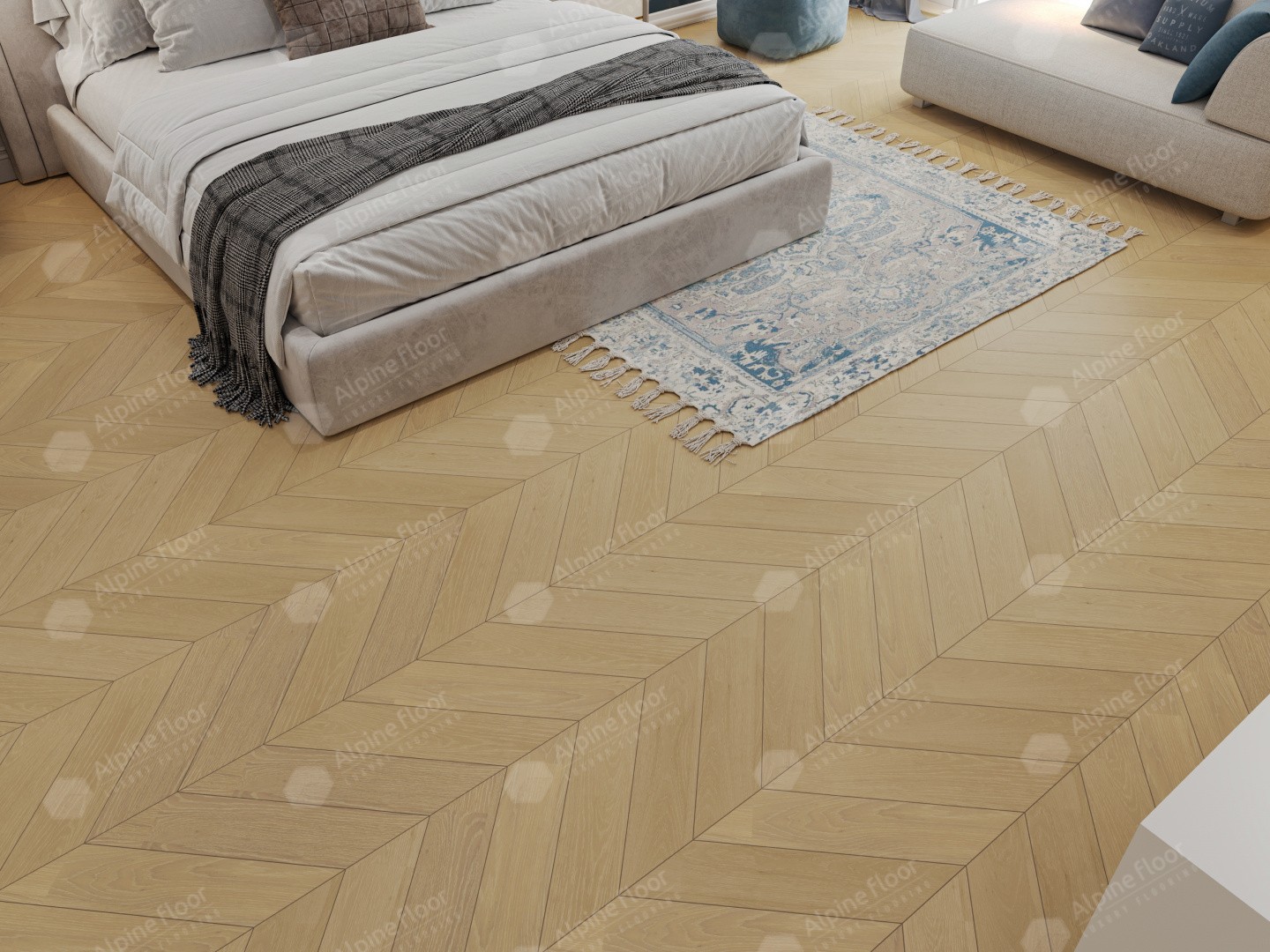 Alpine Floor Дуб Шампань EW203-01