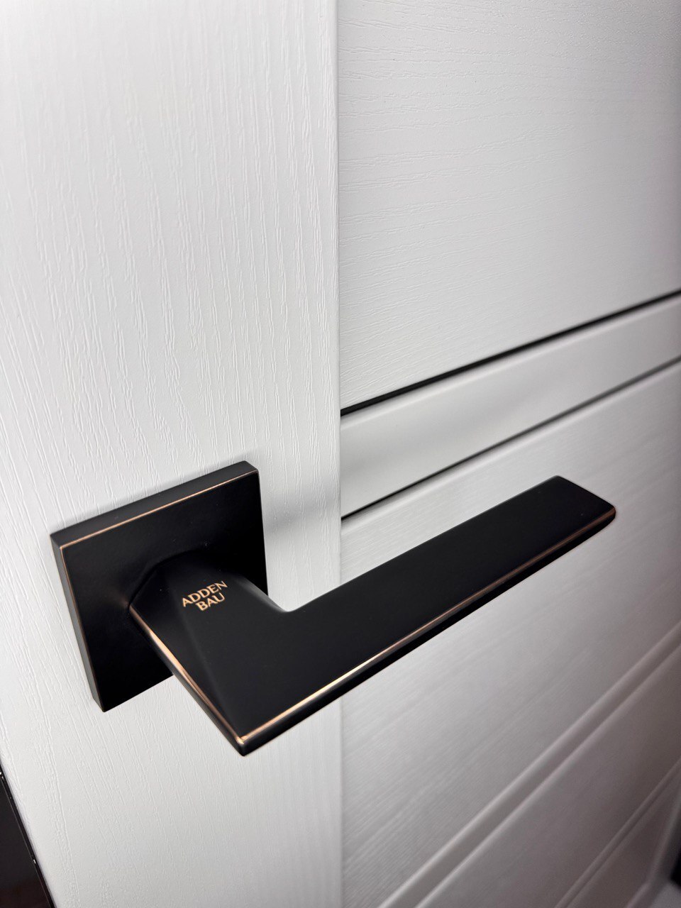 ADDEN BAU BINARY Q572 BLACK / GOLD RIM (цвет ЧЁРНЫЙ МАТОВЫЙ/ЗОЛОТО)