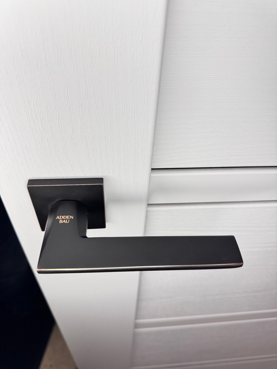 ADDEN BAU BINARY Q572 BLACK / GOLD RIM (цвет ЧЁРНЫЙ МАТОВЫЙ/ЗОЛОТО)