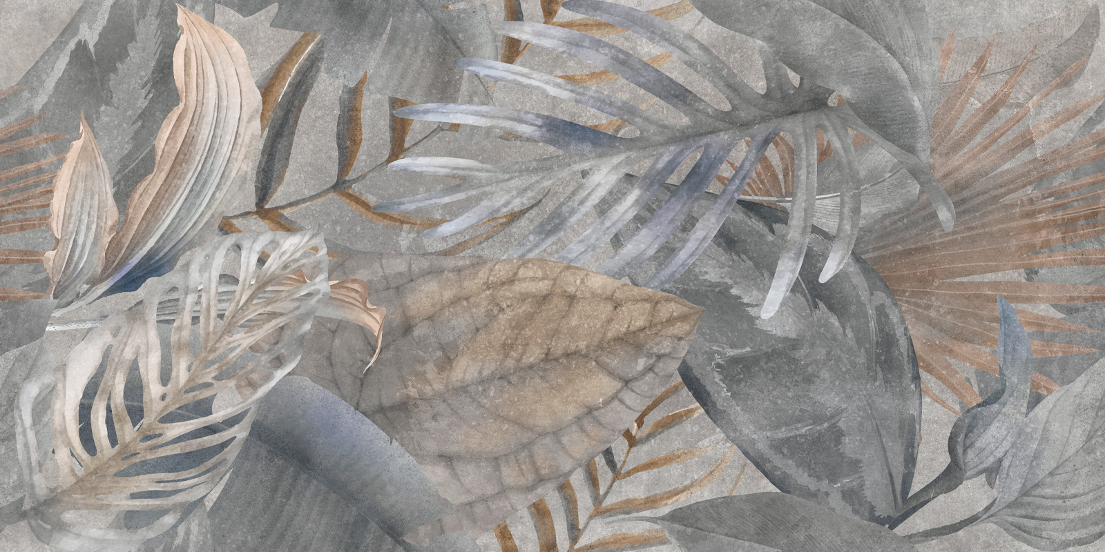 Delacora Керамогранит матовый  Bahamas Floristry Dark D120240G 600x1200