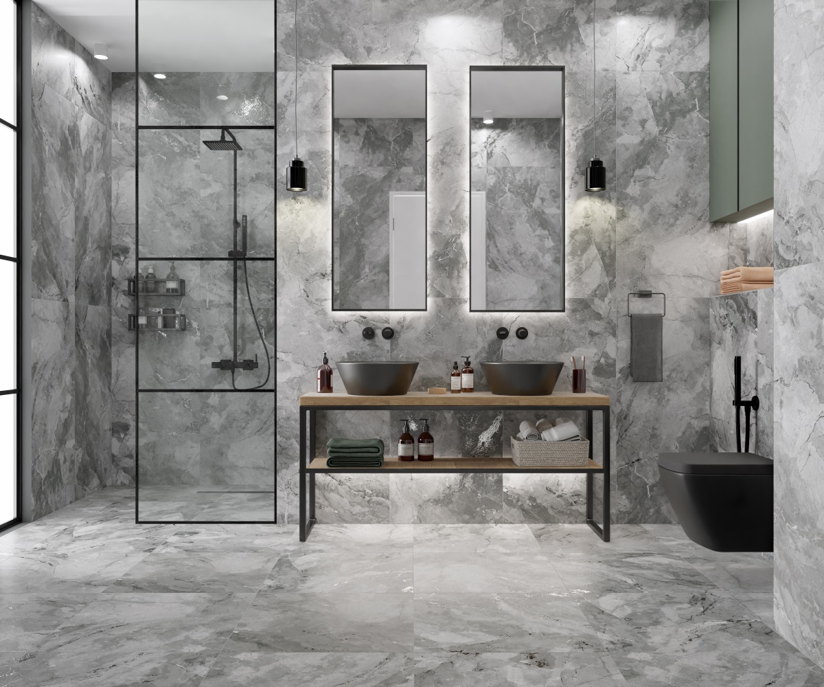 Primavera CR229 Vivia Cemento Carving 1200х600х9мм