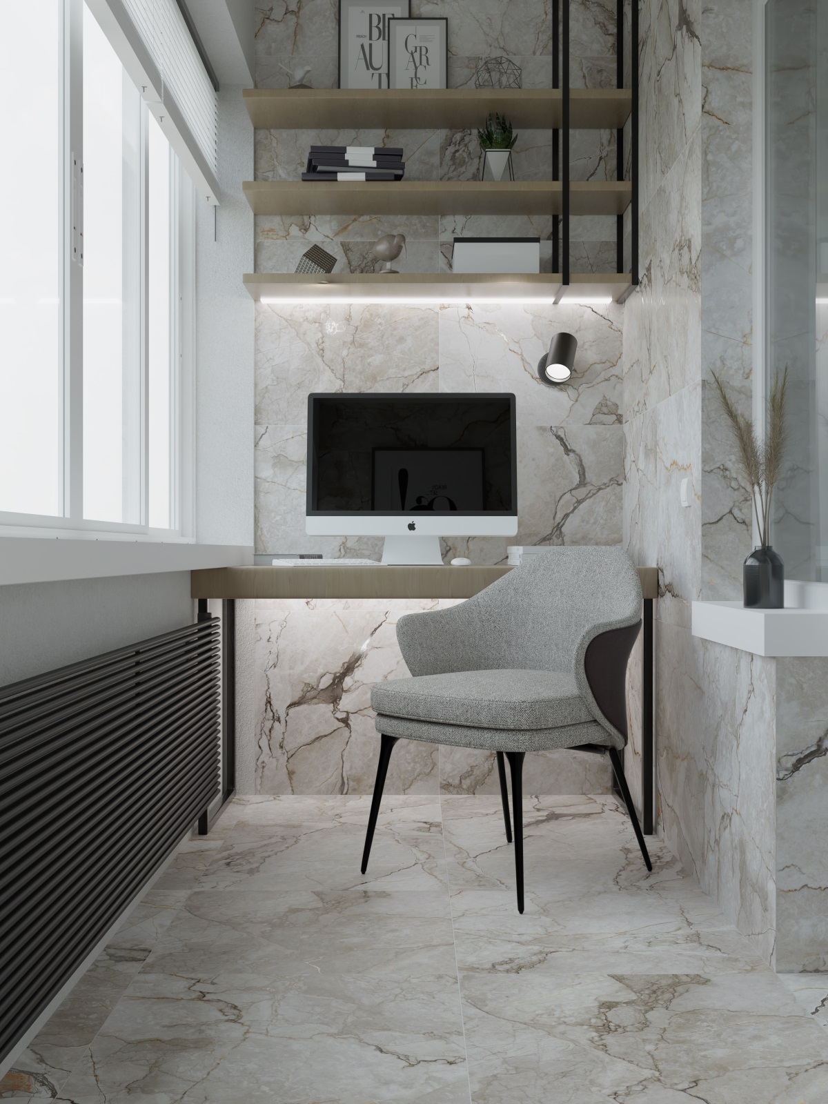 Primavera CR121 Tanami Pearl Carving 600х600х9мм