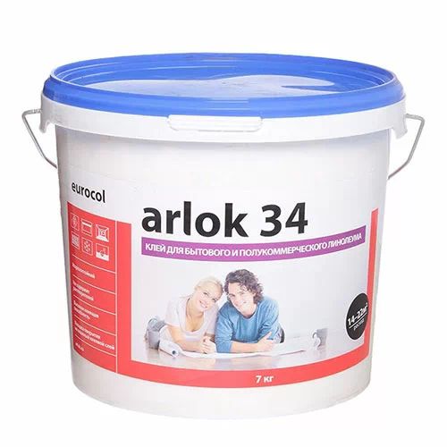 Arlok Клей для бытового и полукоммерческого линолеума Arlok 34, 7кг