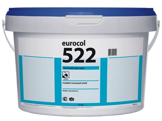 Forbo Eurocol Клей Forbo Eurocol 522 Eurosafe Star Tack универсальный дисперсионный, 13кг