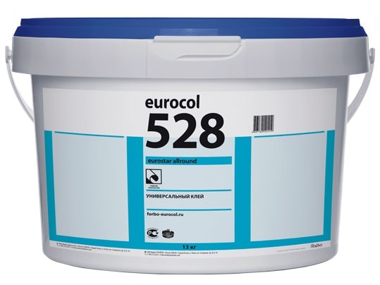 Forbo Eurocol Клей Forbo Eurocol 528 Eurostar Allround для LVT и других виниловых покрытий, 13кг