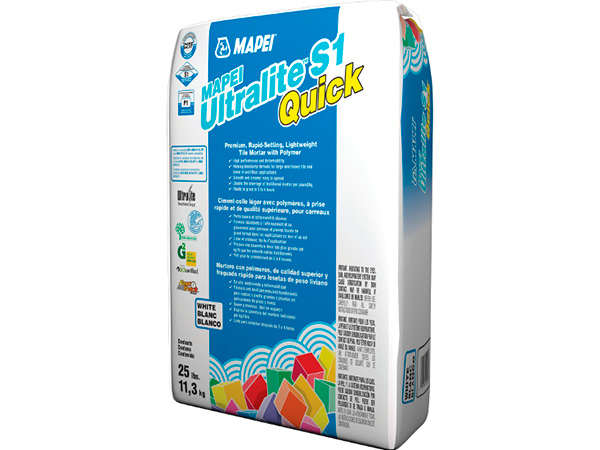 Mapei Клей для плитки Mapei Ultralite S1 Quick (C2FT S1)серый 15 кг