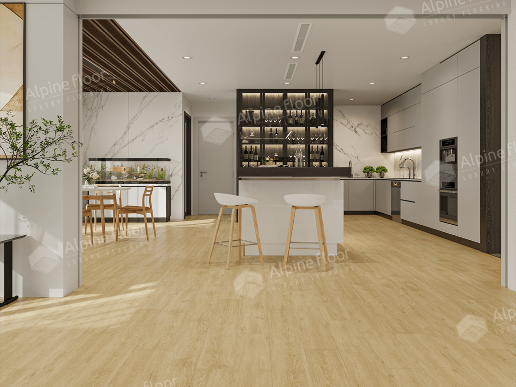 null LVT плитка Дуб Ваниль Селект ECO 23-2