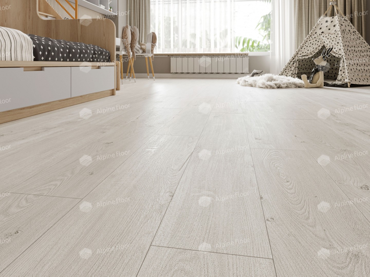 Alpine Floor LVT ламинат Секвойя  Light ЕСО 6-3 LVT