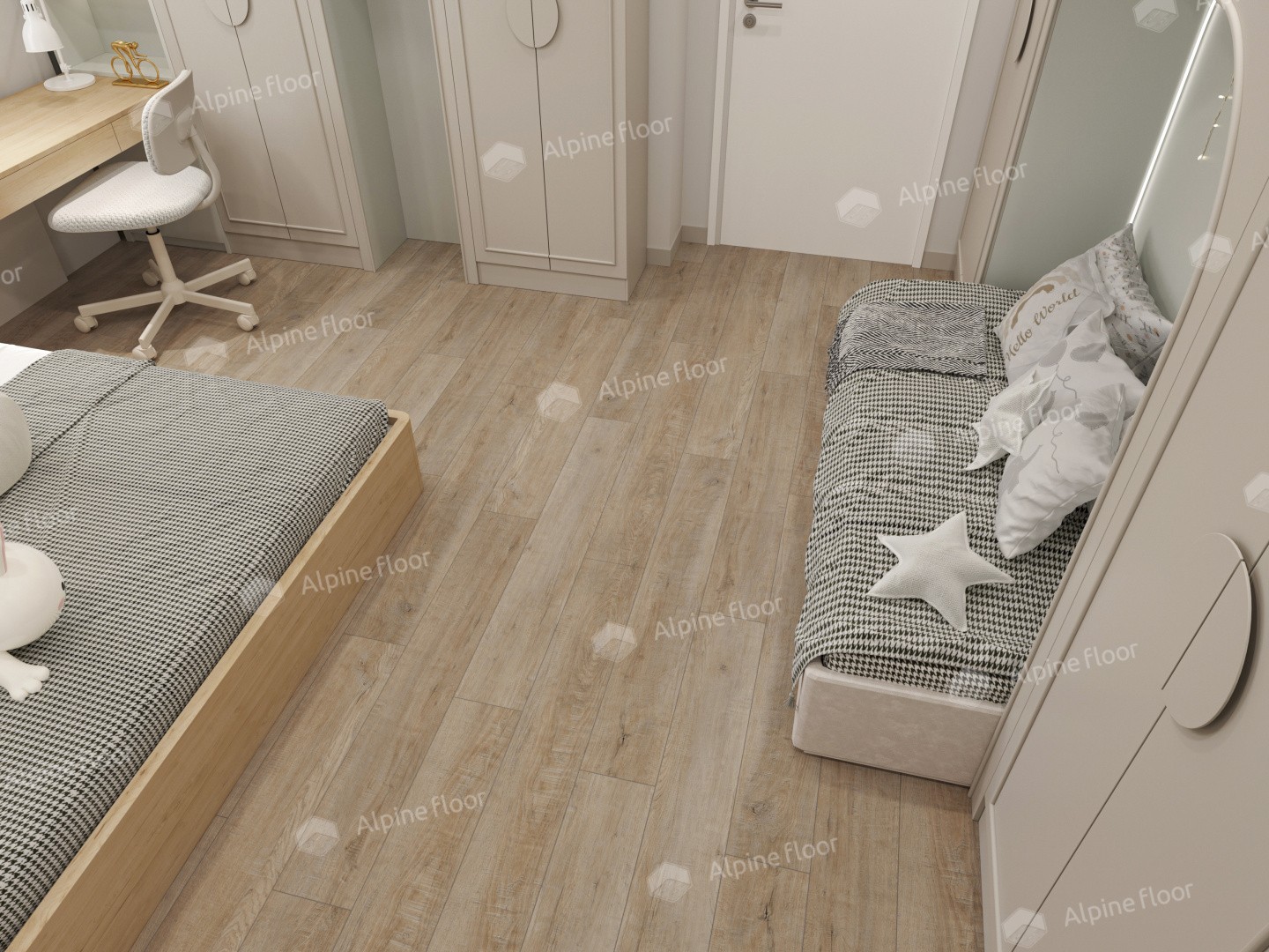 Alpine Floor LVT плитка Дуб Амбер ЕСО 5-39