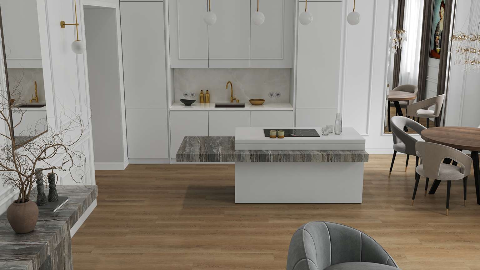 Alpine Floor LVT плитка Дуб Фридрих ЕСО 5-42