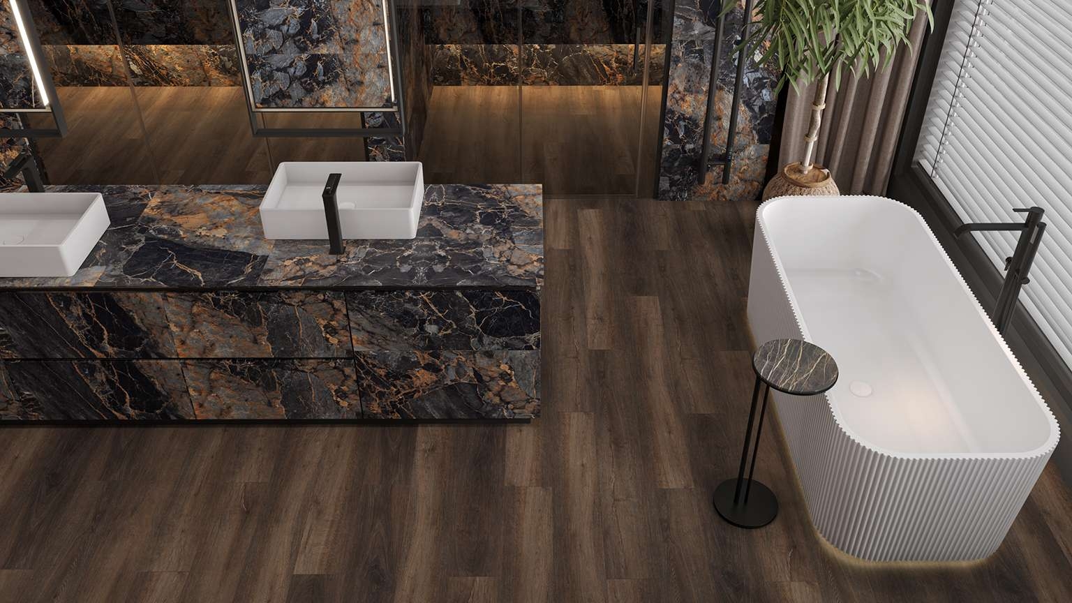 Alpine Floor LVT плитка Дуб Левитан ЕСО 5-43