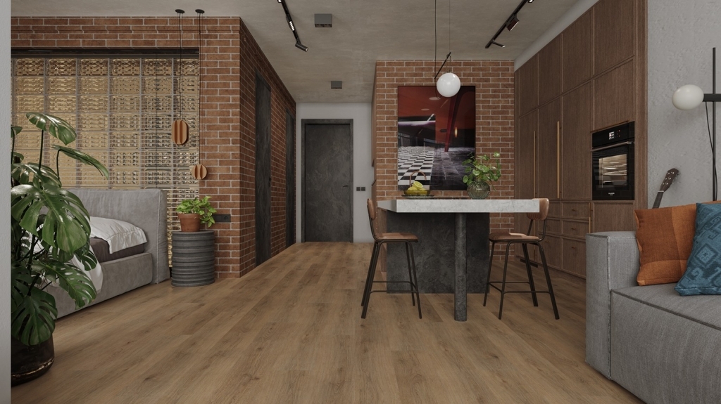 Alpine Floor LVT плитка Дуб Рейсдал ЕСО 5-41
