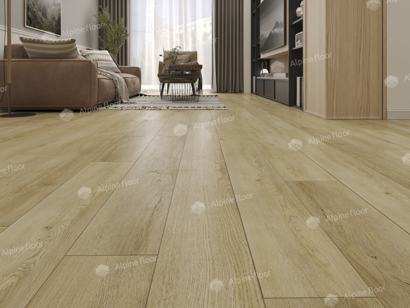 Alpine Floor LVT плитка Дуб старинный ЕСО 5-33