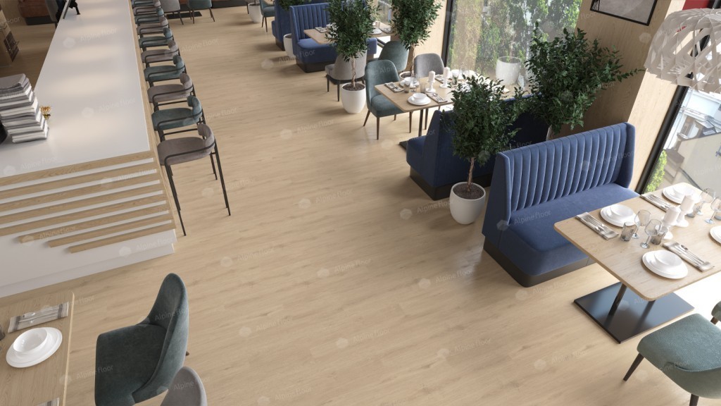 Alpine Floor LVT плитка Дуб Ваниль ЕСО 5-4