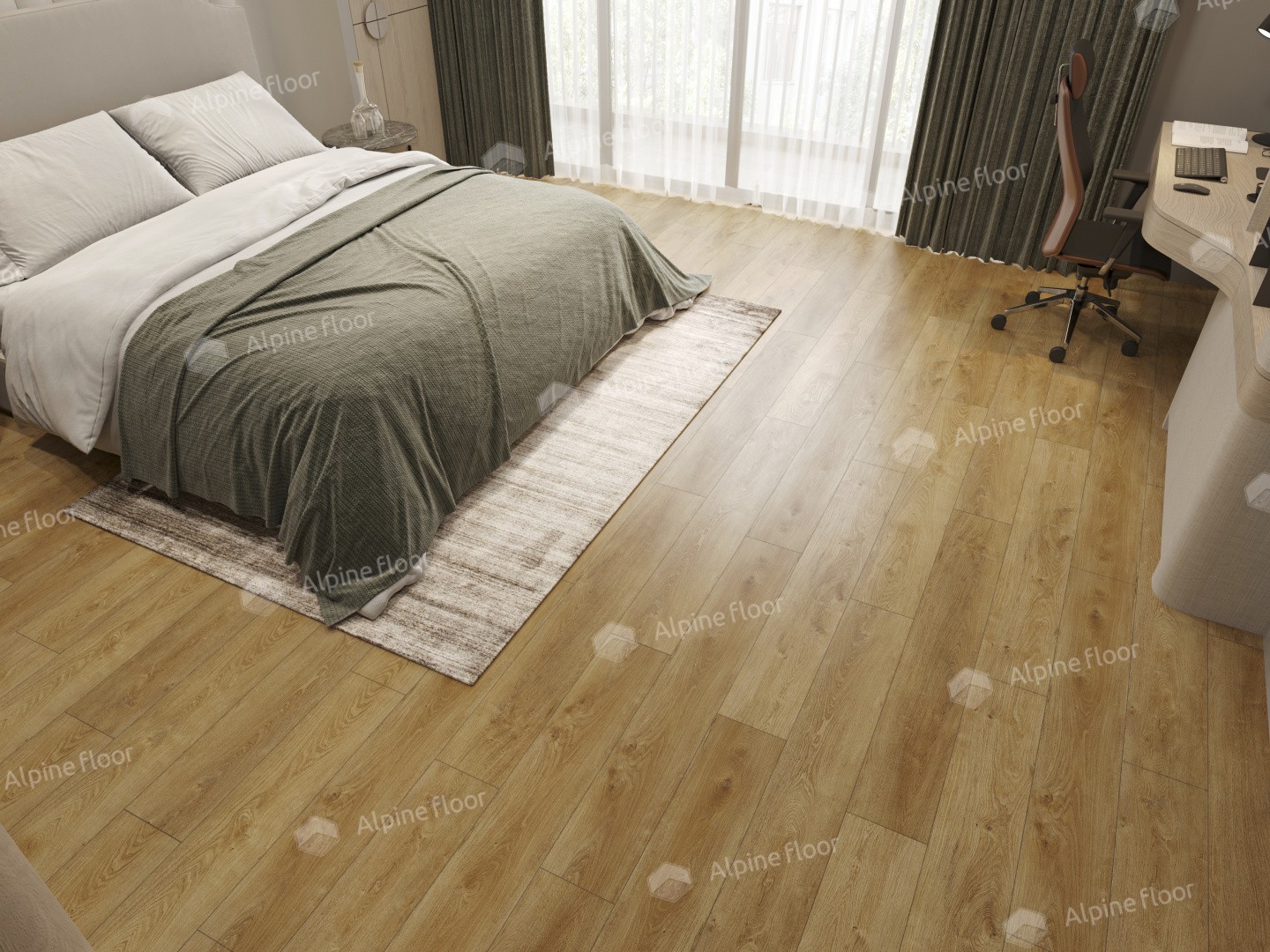Alpine Floor LVT плитка Дуб южный ЕСО 5-29