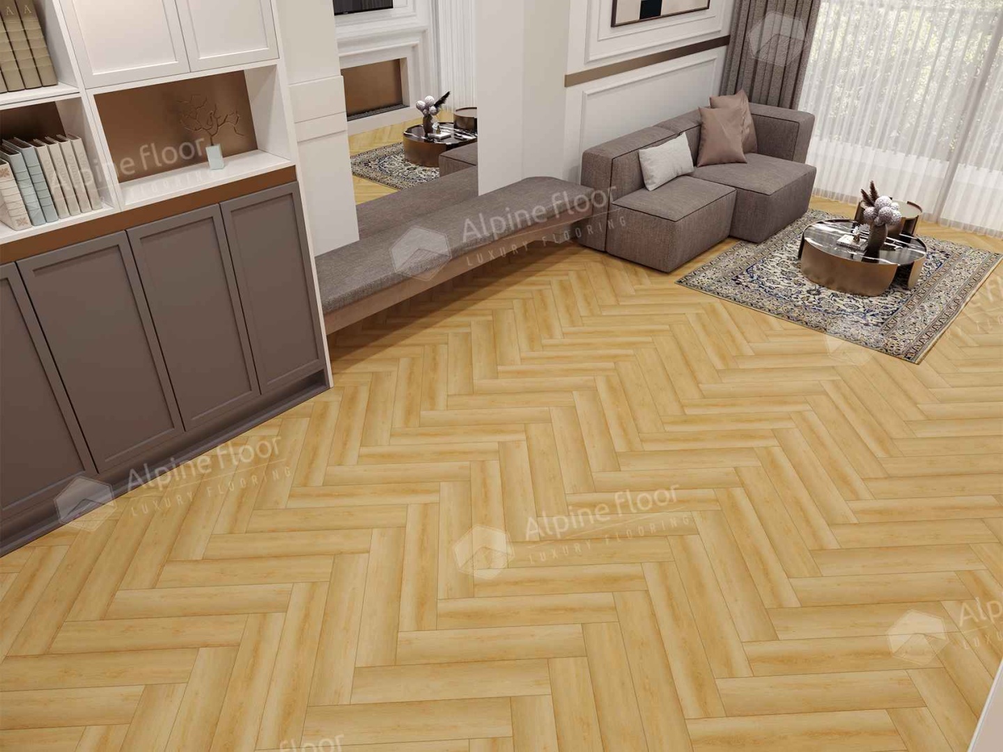 Alpine Floor LVT плитка  Дуб Батейн ECO 16-29