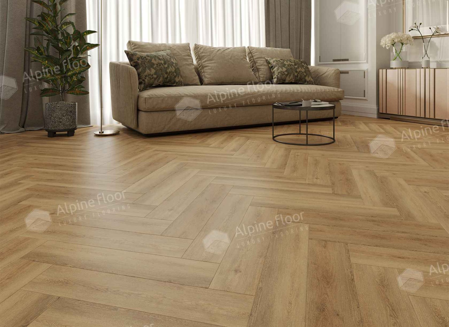 Alpine Floor LVT плитка  Дуб Буна ECO 16-30