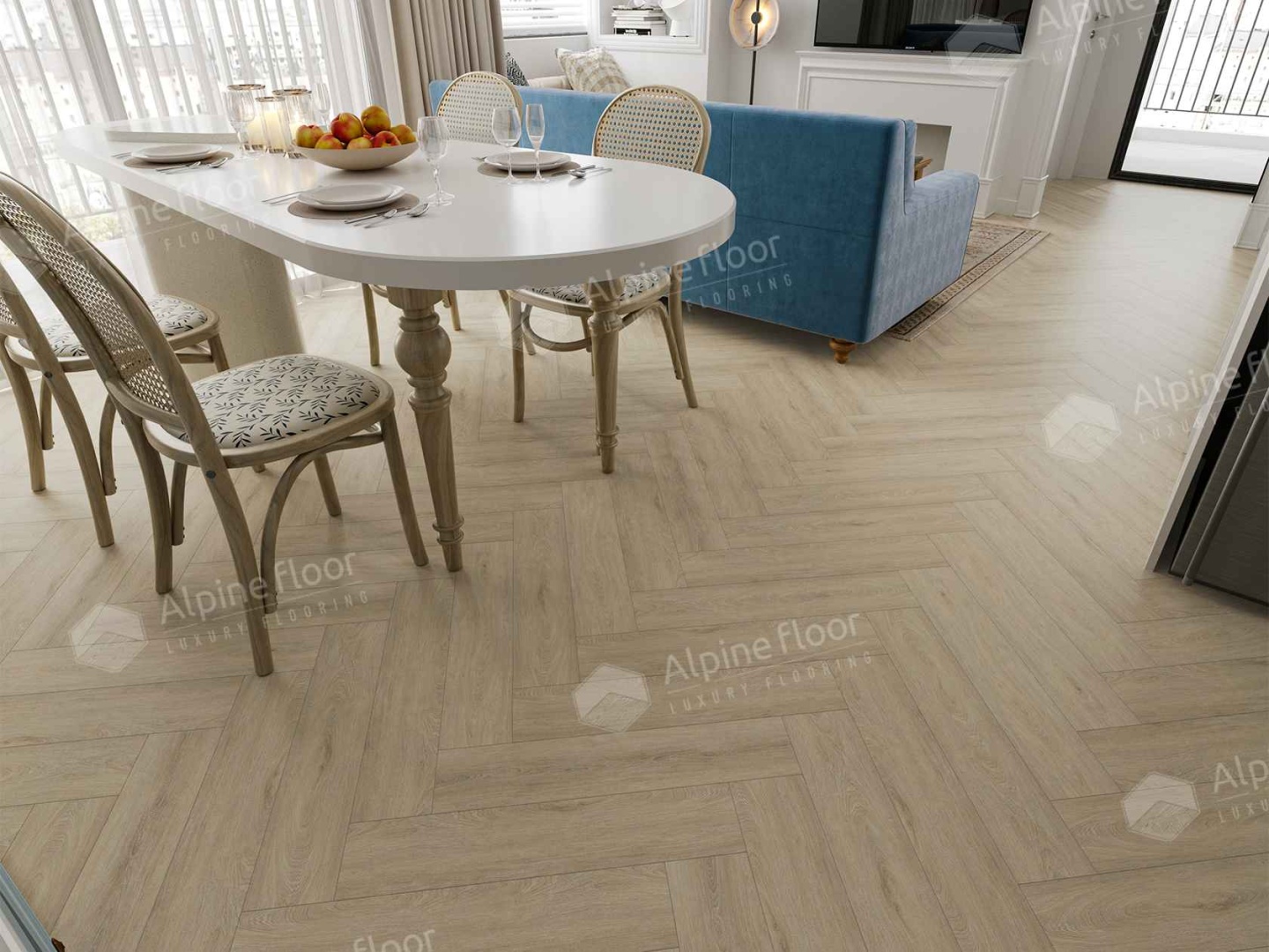 Alpine Floor LVT плитка  Дуб Денеб ECO 16-25