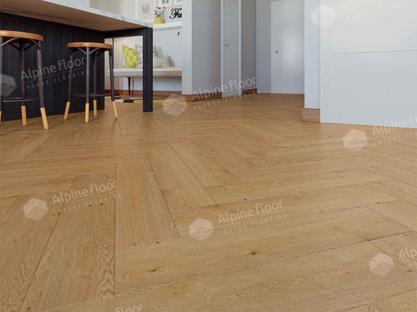 Alpine Floor LVT плитка  Дуб Хатиса ECO 16-27