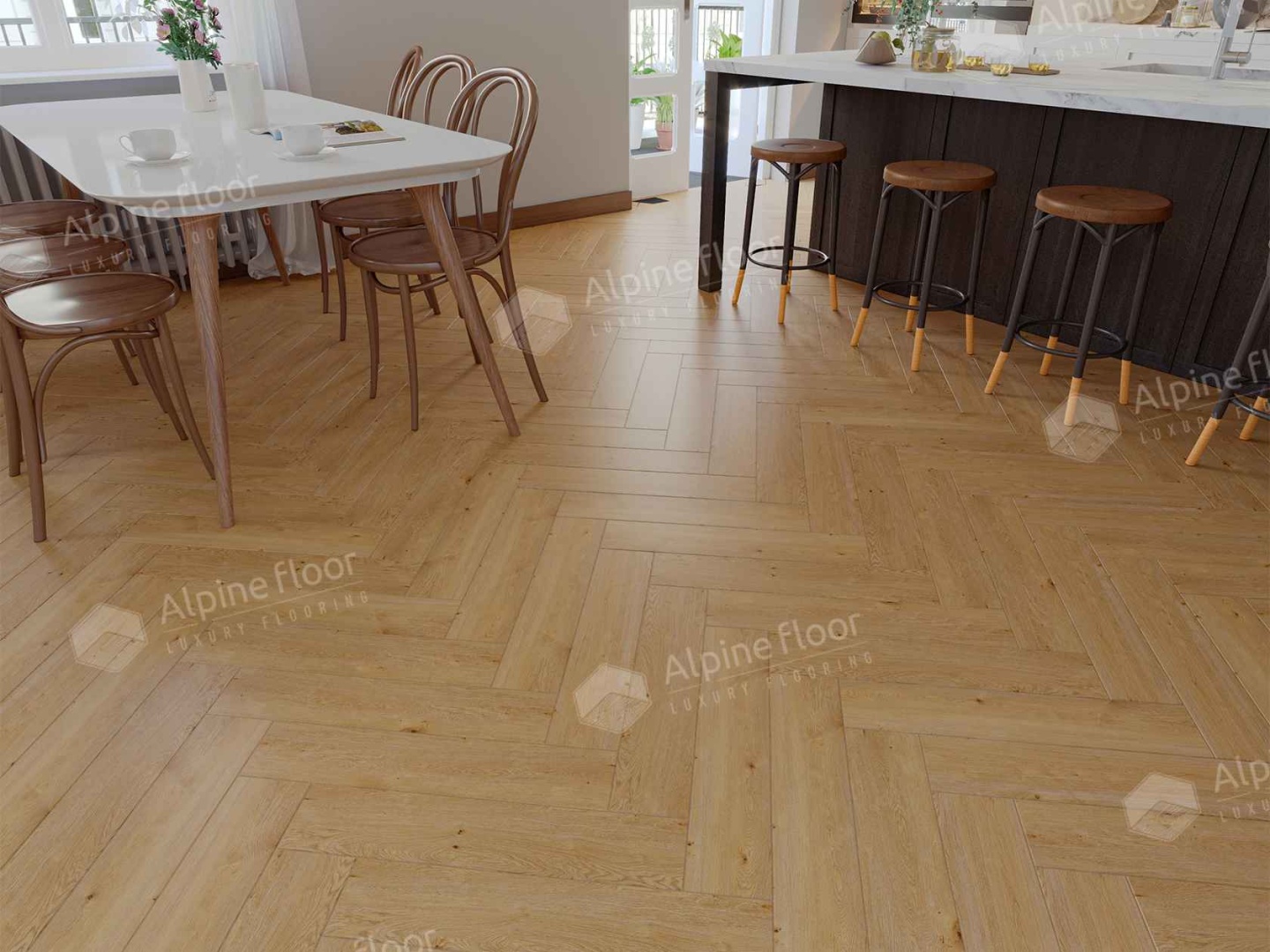Alpine Floor LVT плитка  Дуб Хатиса ECO 16-27
