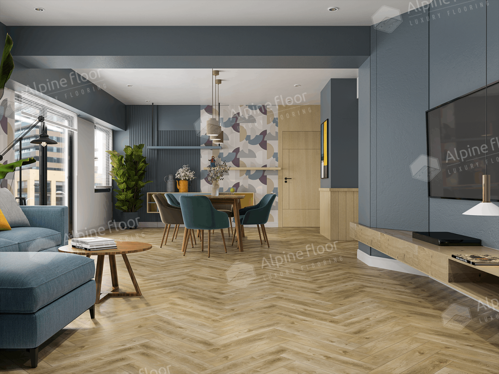 Alpine Floor LVT плитка  Дуб Кастор ECO 16-34