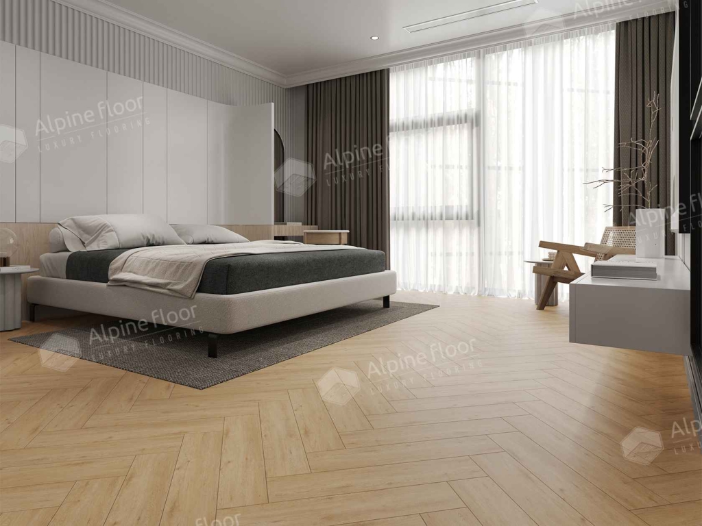 Alpine Floor LVT плитка  Дуб Лесат ECO 16-26