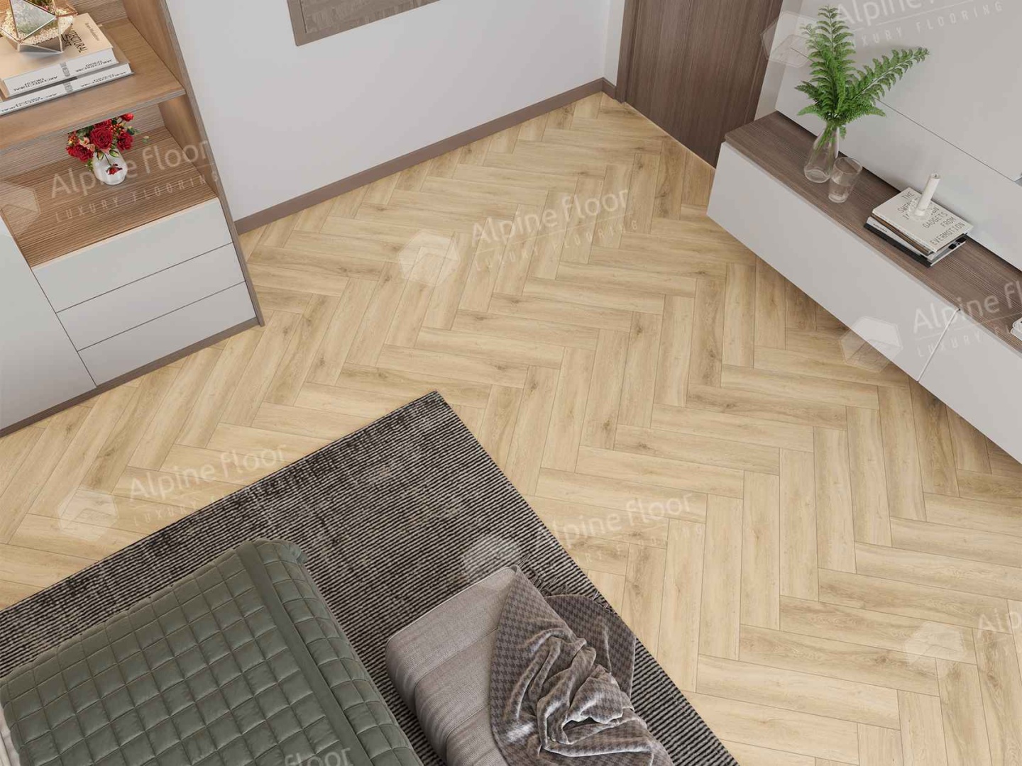 Alpine Floor LVT плитка  Дуб Ригель ECO 16-24