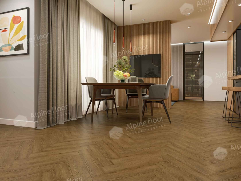 Alpine Floor LVT плитка  Дуб Селена ECO 16-32