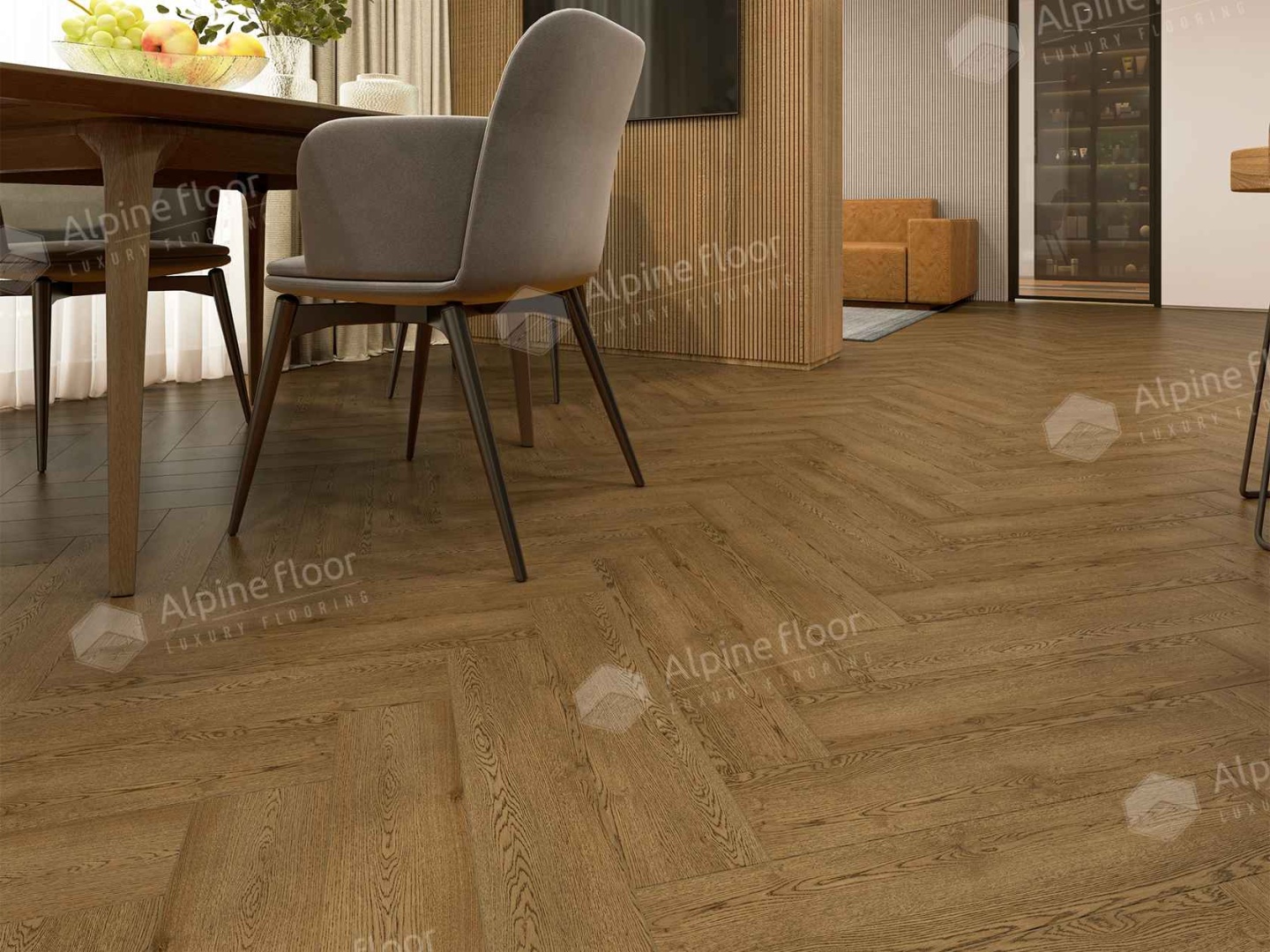 Alpine Floor LVT плитка  Дуб Селена ECO 16-32