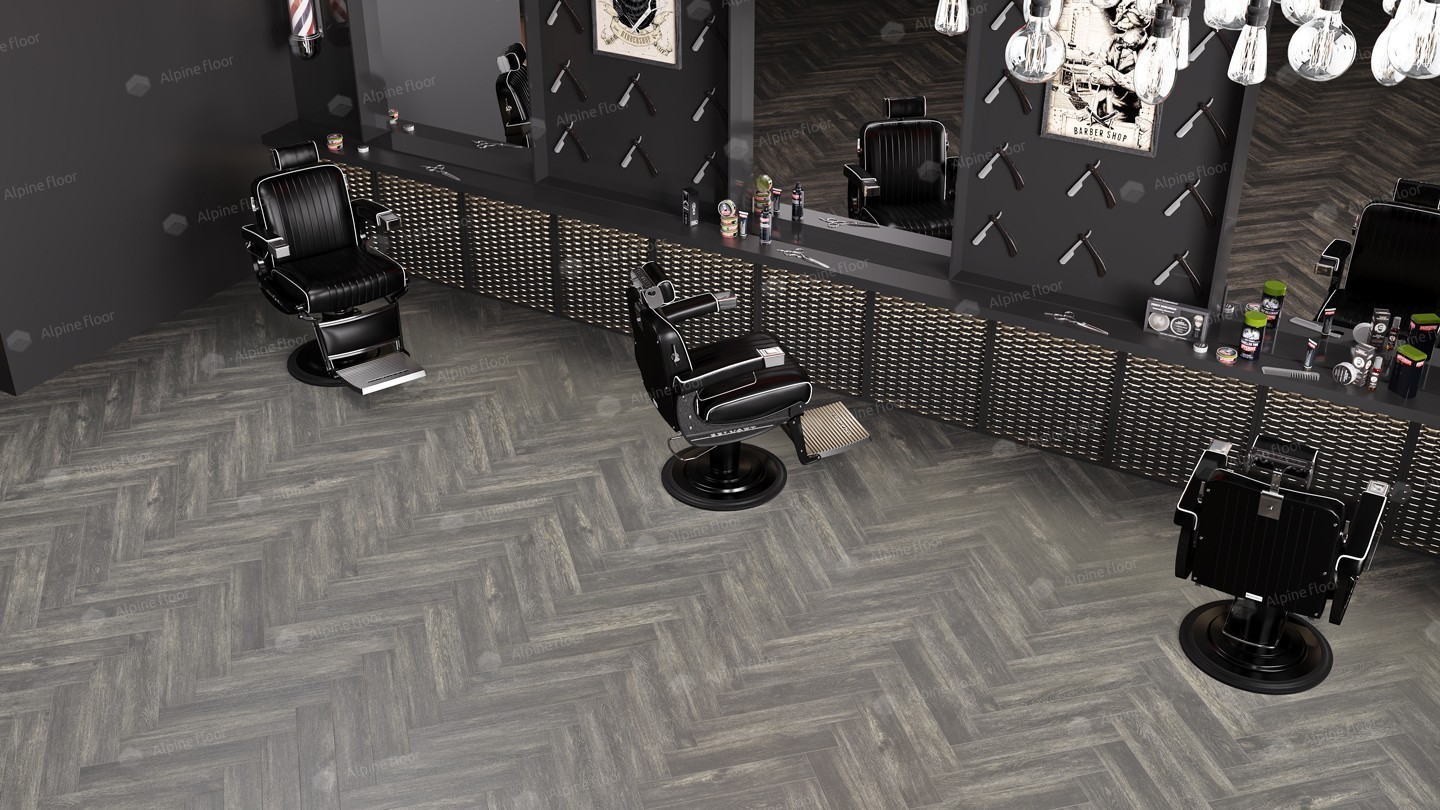 Alpine Floor LVT плитка  Венге Грей ECO 16-8