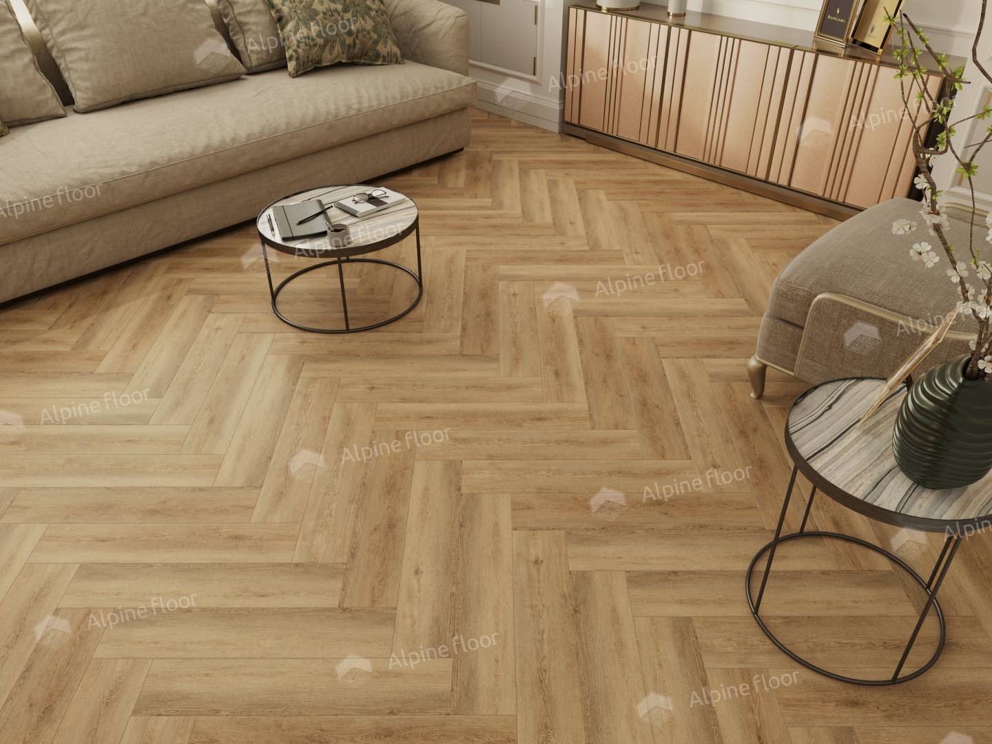 Alpine Floor SPC ламинат Дуб Буна ЕСО 13-30 MC