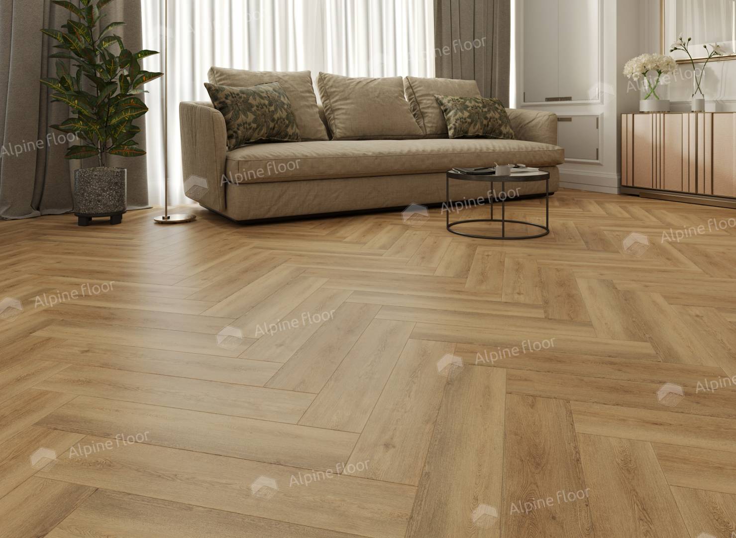 Alpine Floor SPC ламинат Дуб Буна ЕСО 13-30 MC
