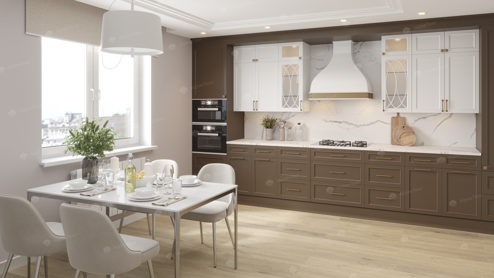 Alpine Floor SPC ламинат Дуб капучино ABA ECO 7-12 MC
