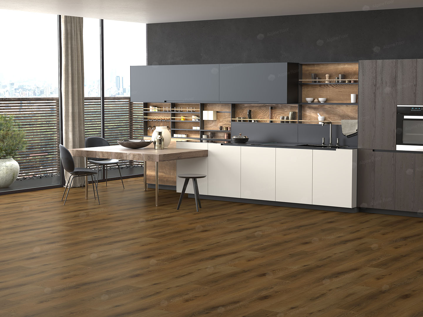 Alpine Floor SPC ламинат Дуб Марко ABA ECO 7-32 MC