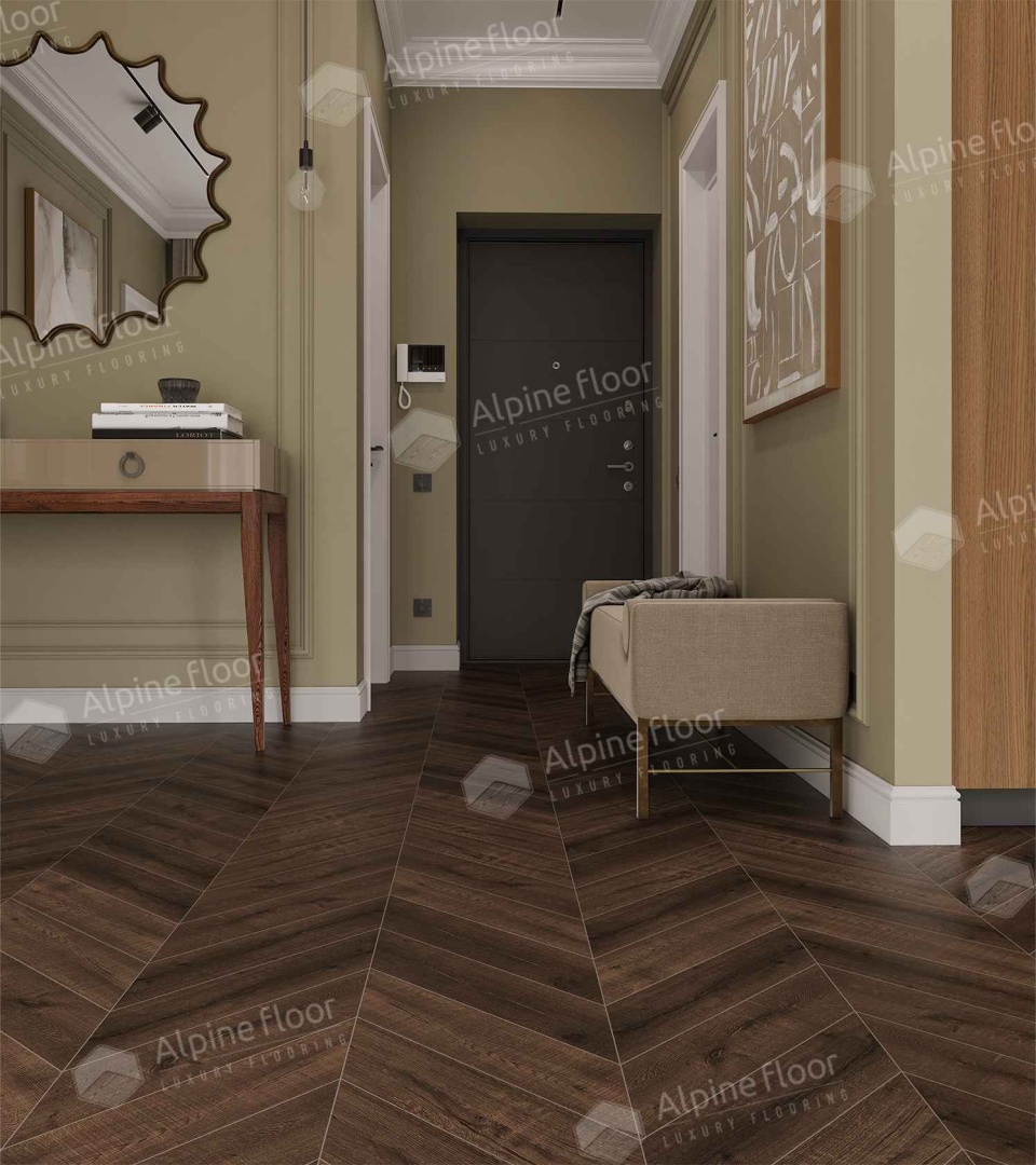 Alpine Floor SPC ламинат Дуб Мокка ECO 18-12 MC