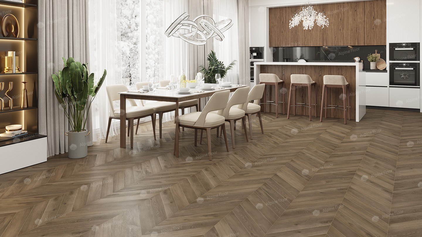 Alpine Floor SPC ламинат Дуб Насыщенный ECO 18-4 MC