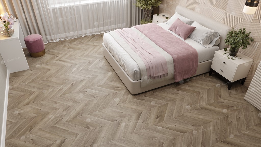 Alpine Floor SPC ламинат Дуб Натуральный Отбеленный ECO 18-3 MC