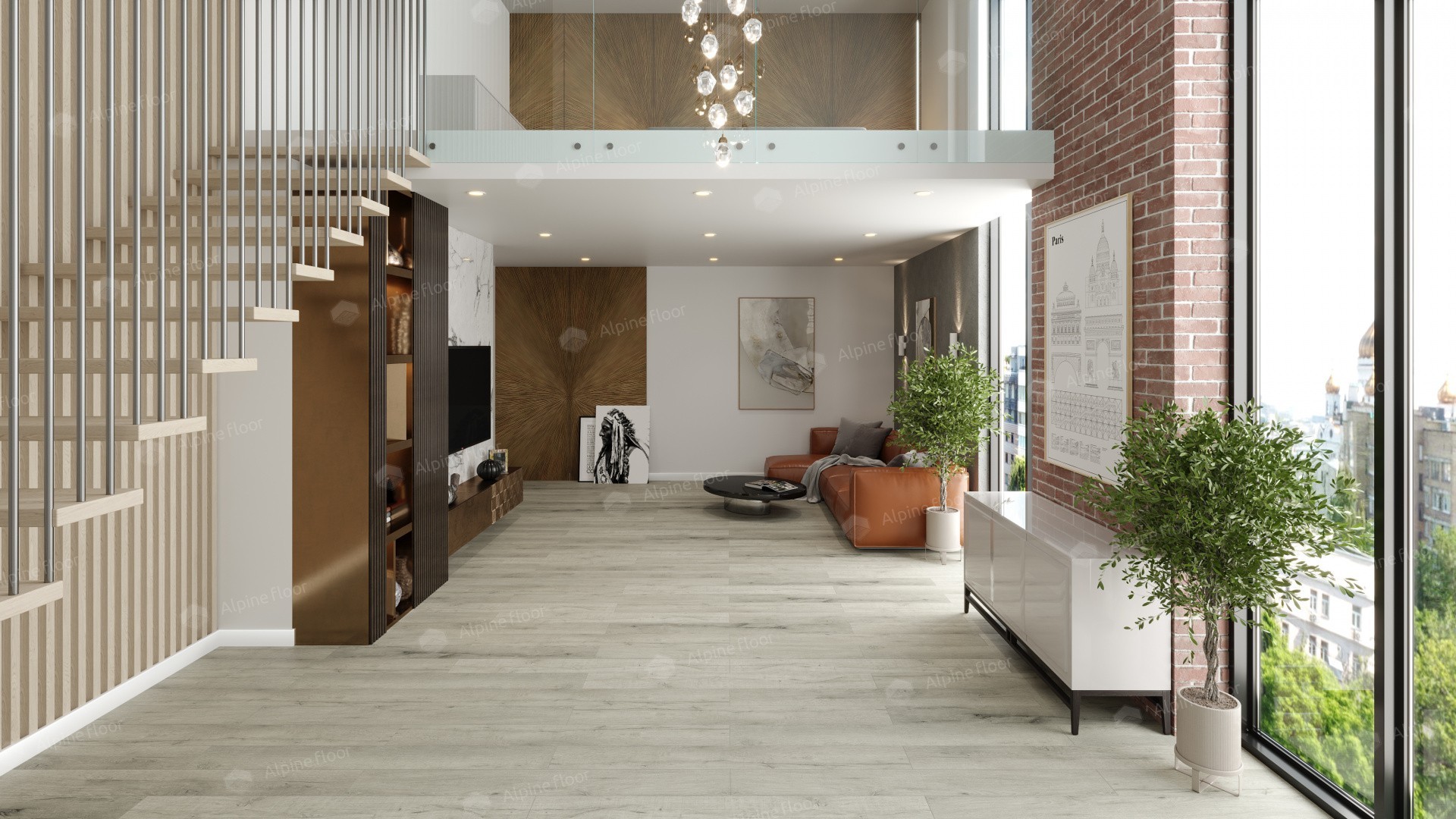 Alpine Floor SPC ламинат Дуб серебряный ABA ECO 7-22 MC