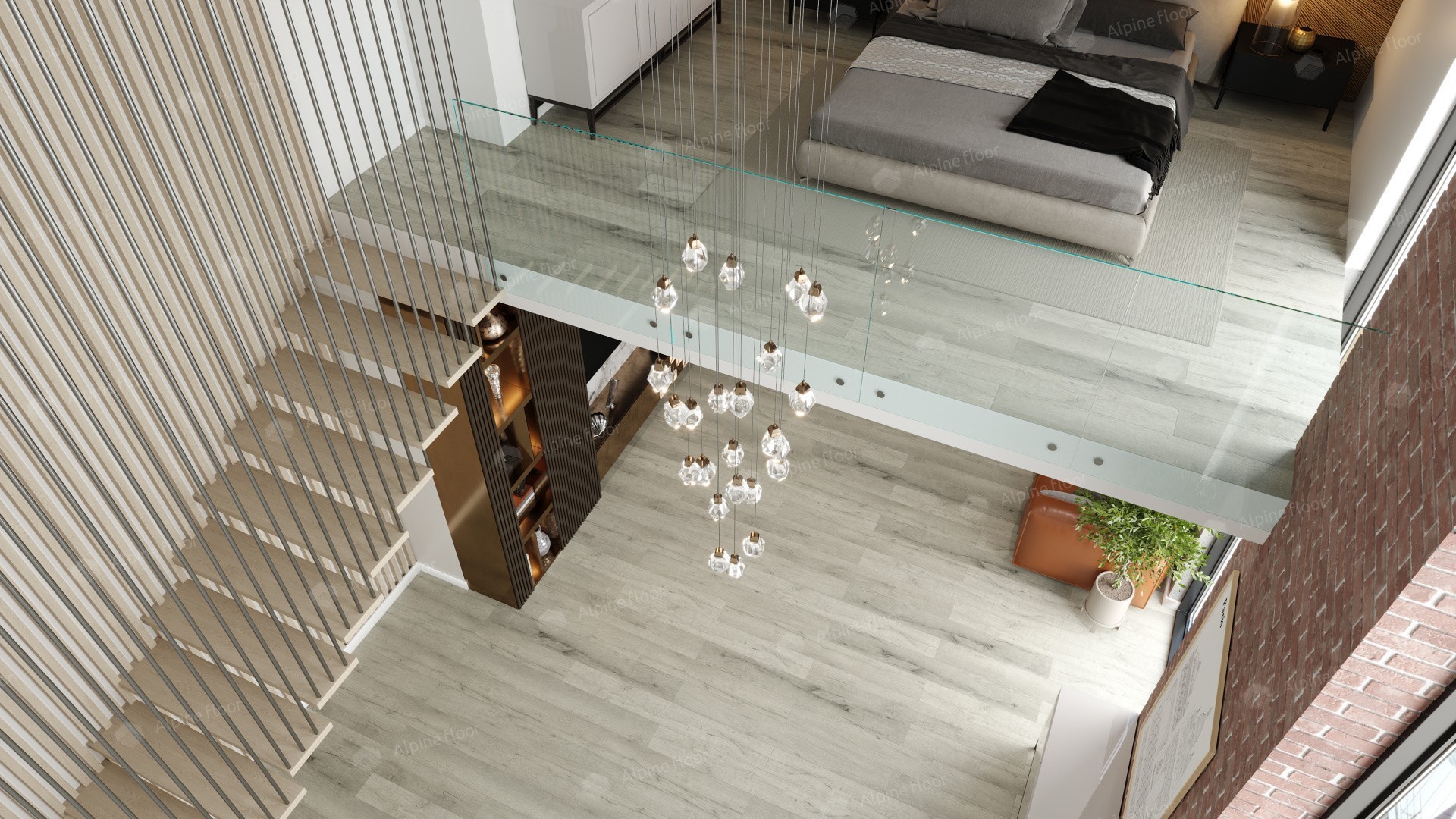 Alpine Floor SPC ламинат Дуб серебряный ABA ECO 7-22 MC