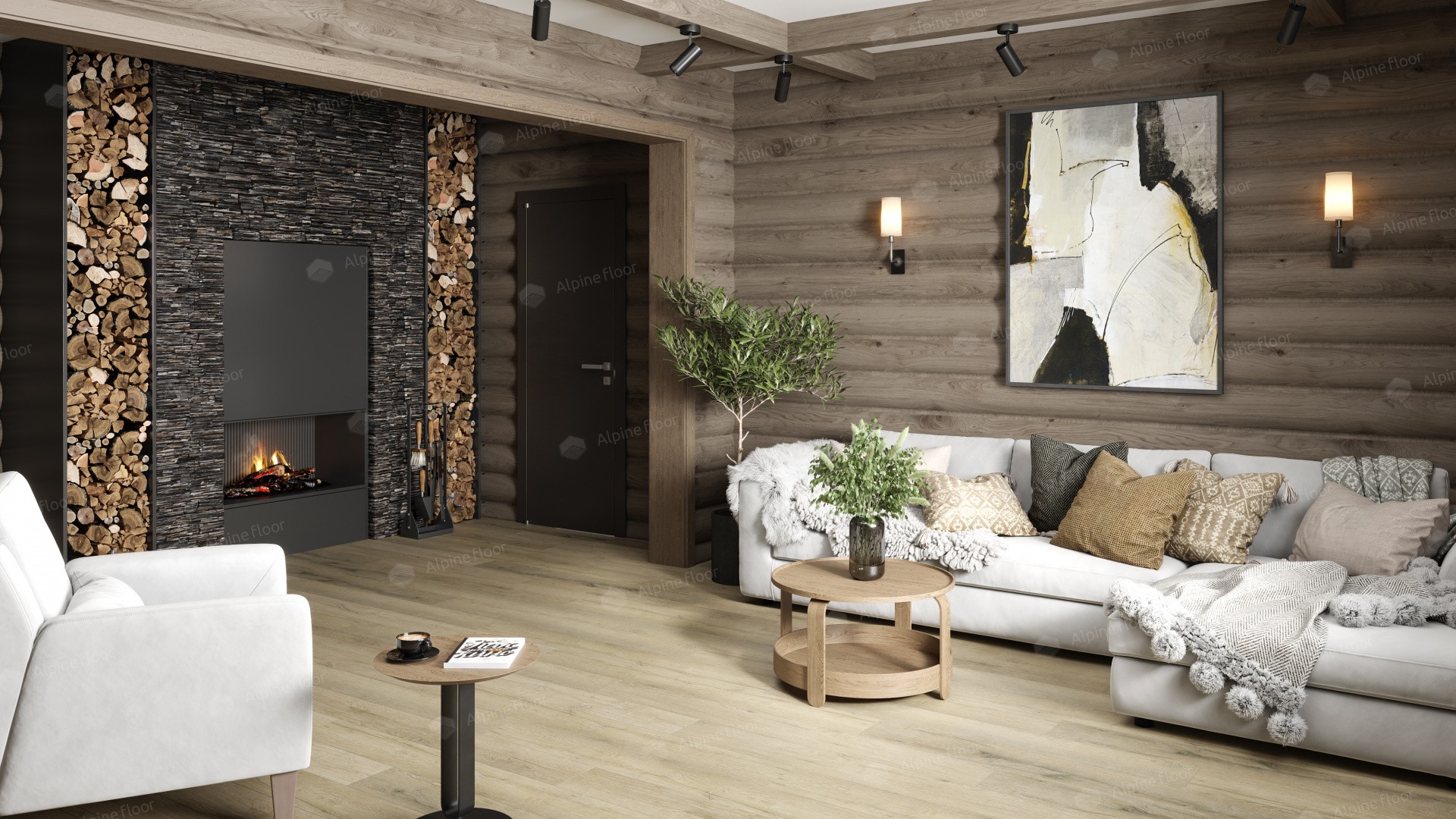 Alpine Floor SPC ламинат Дуб сливочный ABA ECO 7-19 MC