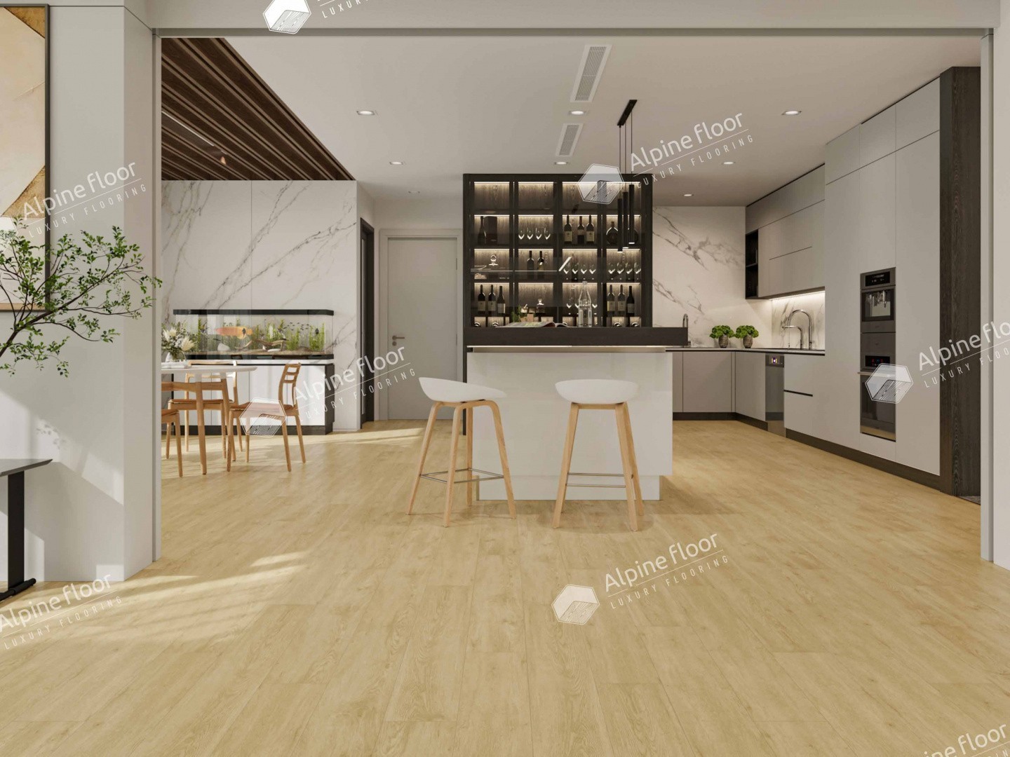 Alpine Floor SPC ламинат Дуб Ваниль Селект ECO 106-33 MC