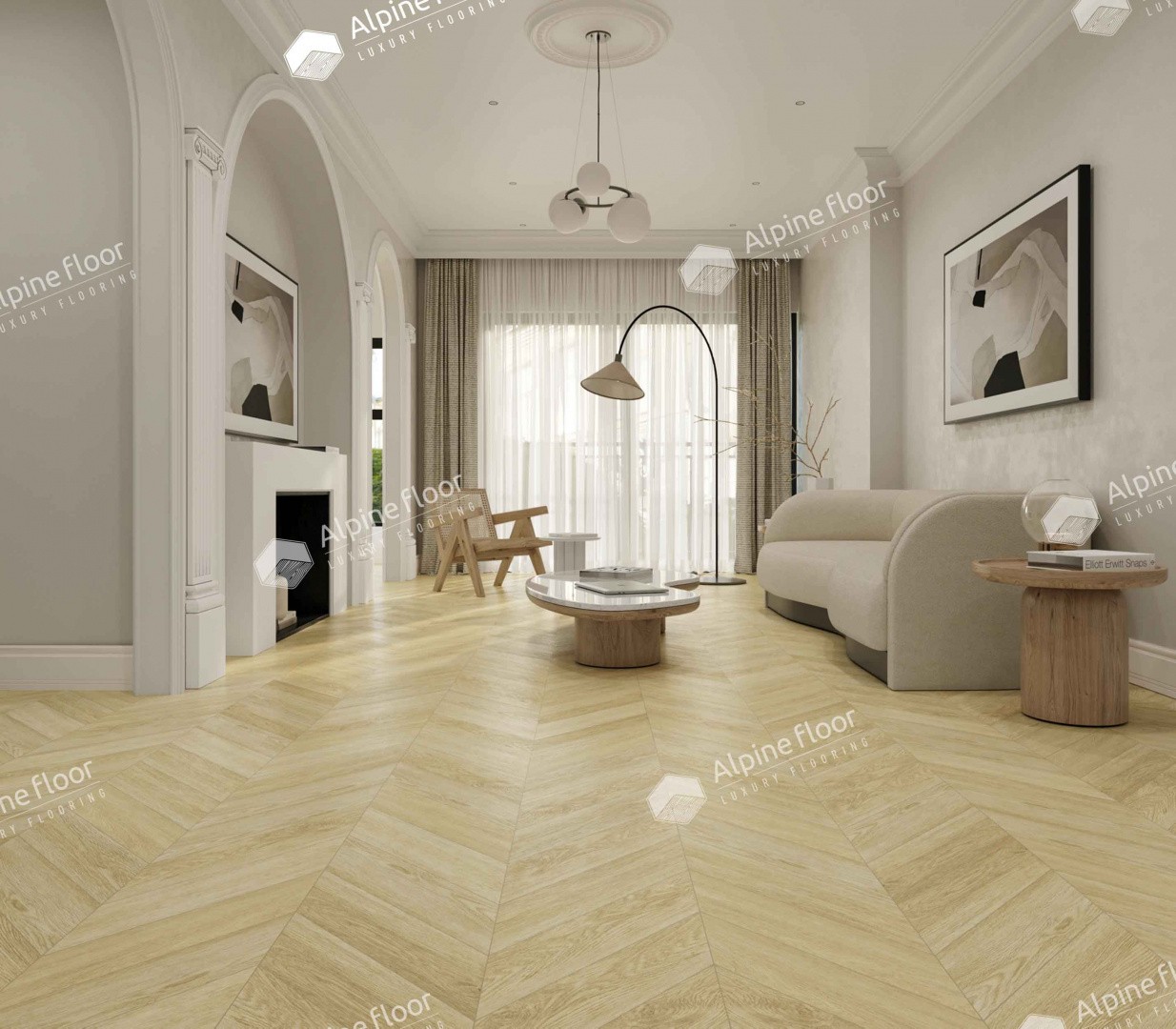 Alpine Floor SPC ламинат Дуб Ваниль Селект ECO 18-2 MC